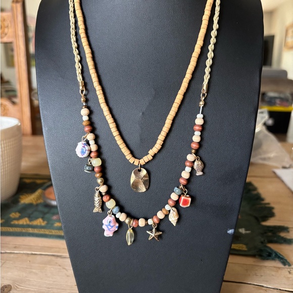 Free People Nash Layered Necklace NWT - Picture 5 of 8